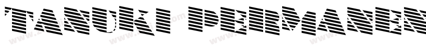 Tanuki Permanent Mar字体转换